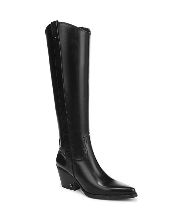 Женские ковбойские сапоги Wyatt, Regular и Wide Calf Sam Edelman, коричневый