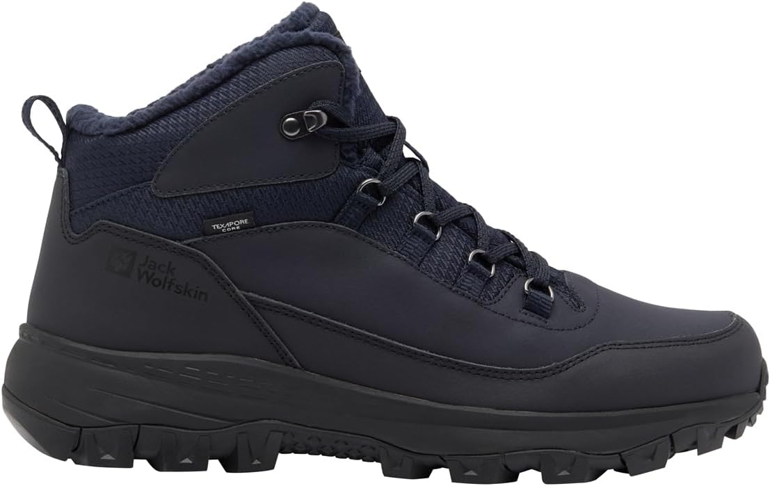 Мужские ботинки Jack Wolfskin Everquest Texapore Mid M, темно-синий — фото 2