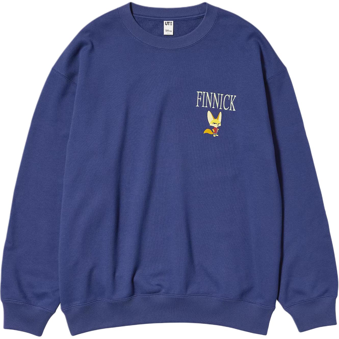 

Fengkuangdongwucheng, Lianmingkuan Zootopia, Collaboration FW25 Толстовка Мужская UNIQLO, синий