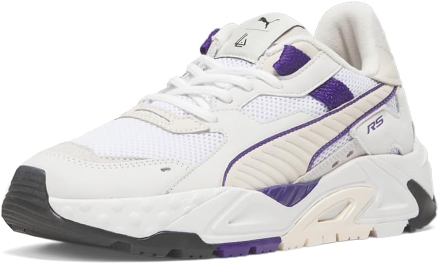 Мужские кроссовки PUMA L. London X Rs-Trck на шнуровке, повседневные - белые — фото 2