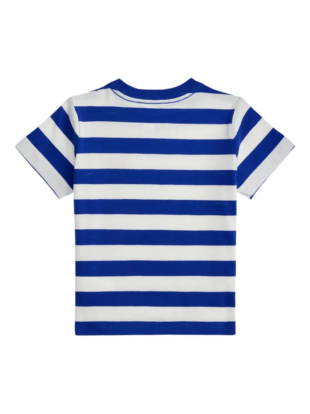 Футболка в полоску Polo Ralph Lauren Kids, синий — фото 2