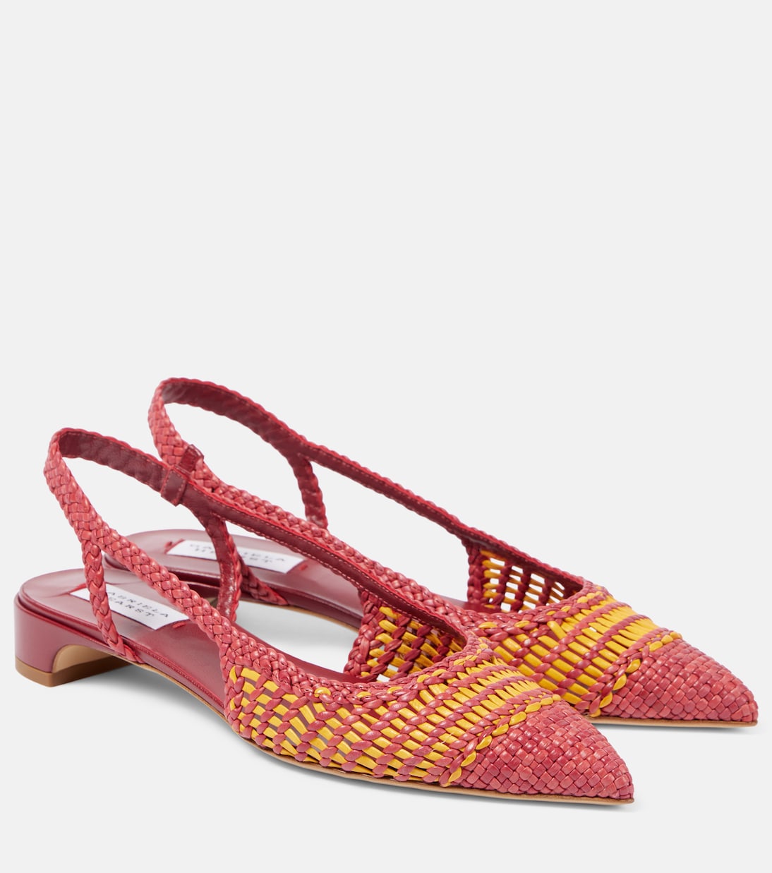 Туфли Perro из кожи с открытой пяткой Gabriela Hearst, Pink Multi