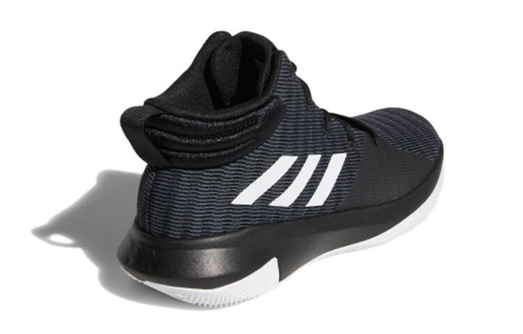 Баскетбольные кроссовки Pro Elevate Kids Kids Low-top Black/white Adidas — фото 4