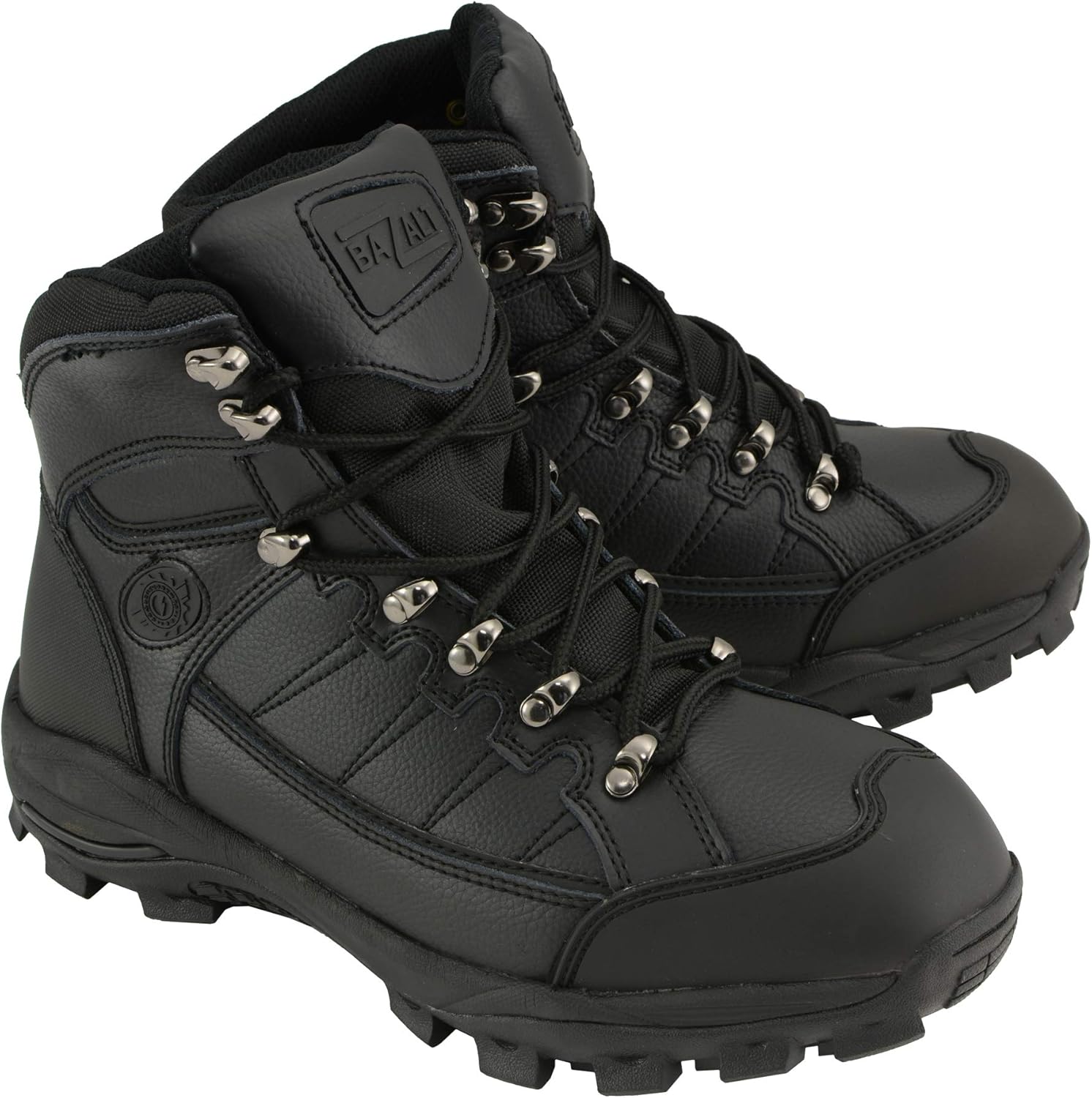 

Мужские черные водонепроницаемые морозостойкие кожаные ботинки на шнуровке Bazalt MBM9128 - 15 ‎Bazalt