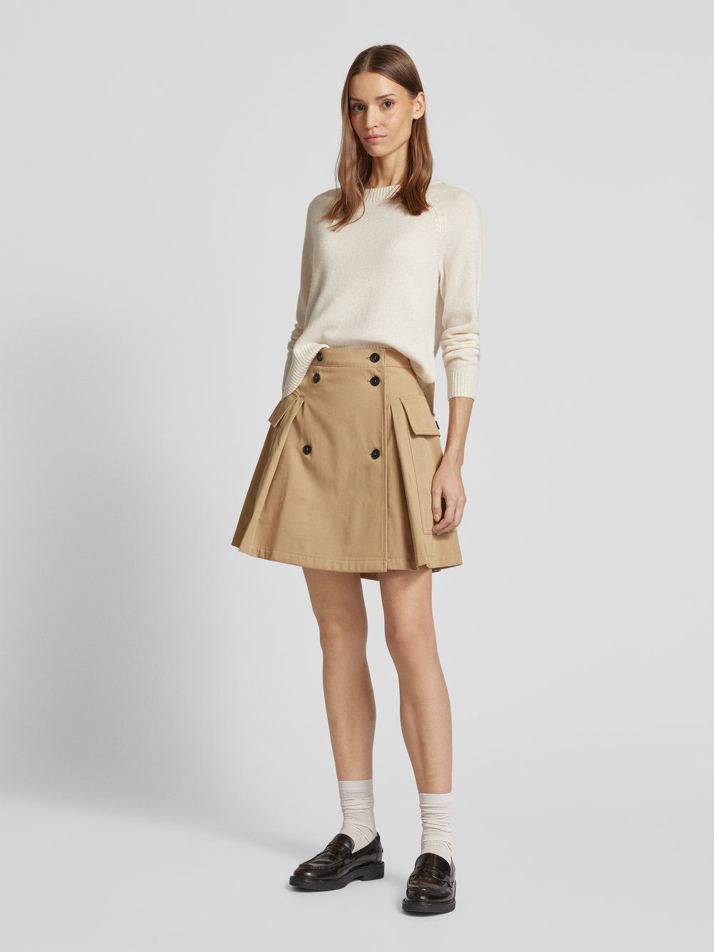 

Мини-юбка с карманами-карго модель 'ZEBIO' Weekend Max Mara, бежевый