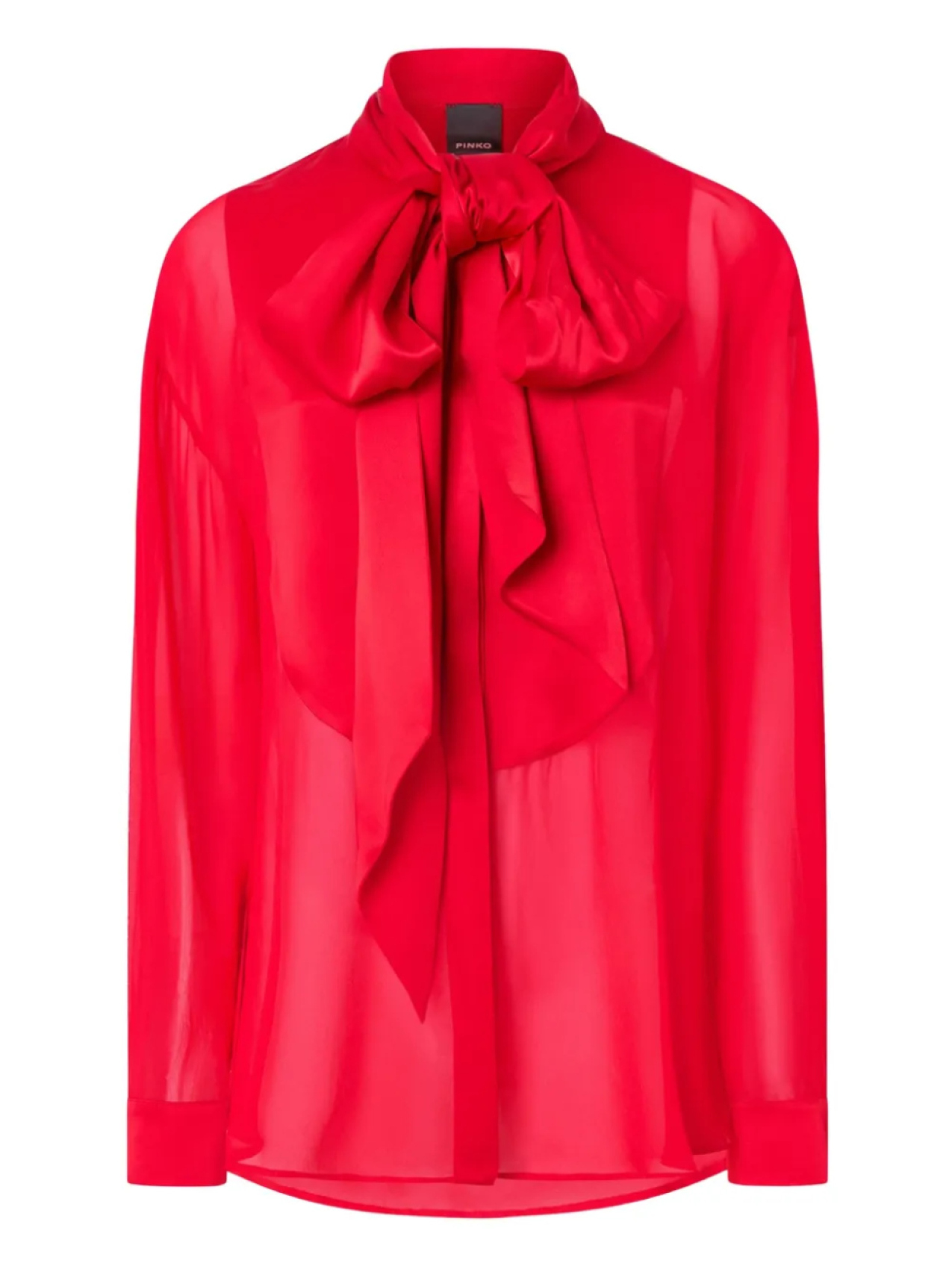 

Блузка с бантом PINKO, красный