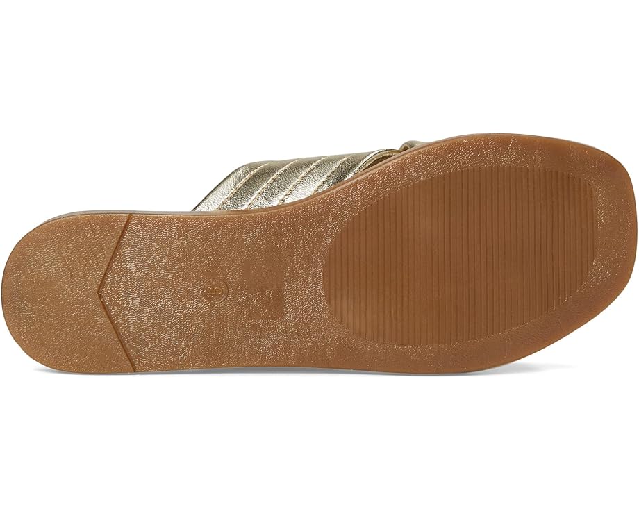 Сандалии Seychelles Courage Metallic Leather Slide Sandal, золотой — фото 3