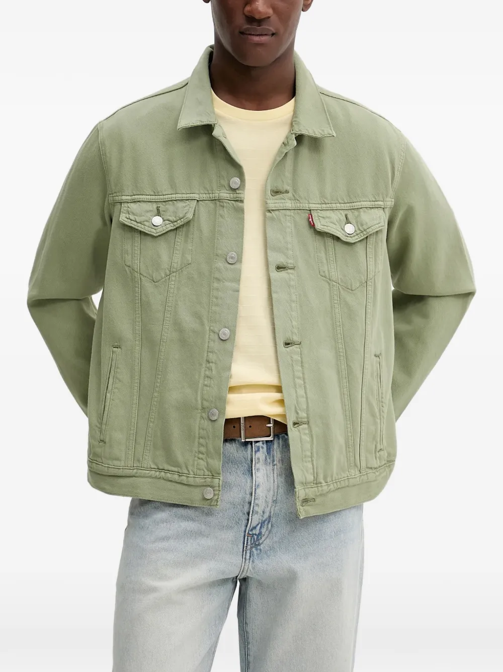 

Джинсовая куртка на пуговицах Levi'S, зеленый