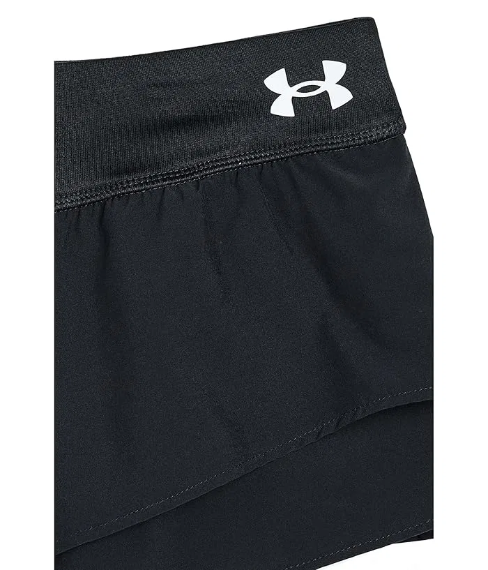 Шорты с широкими штанинами 2-FER Flare Shorts Under Armour Kids, Black — фото 3