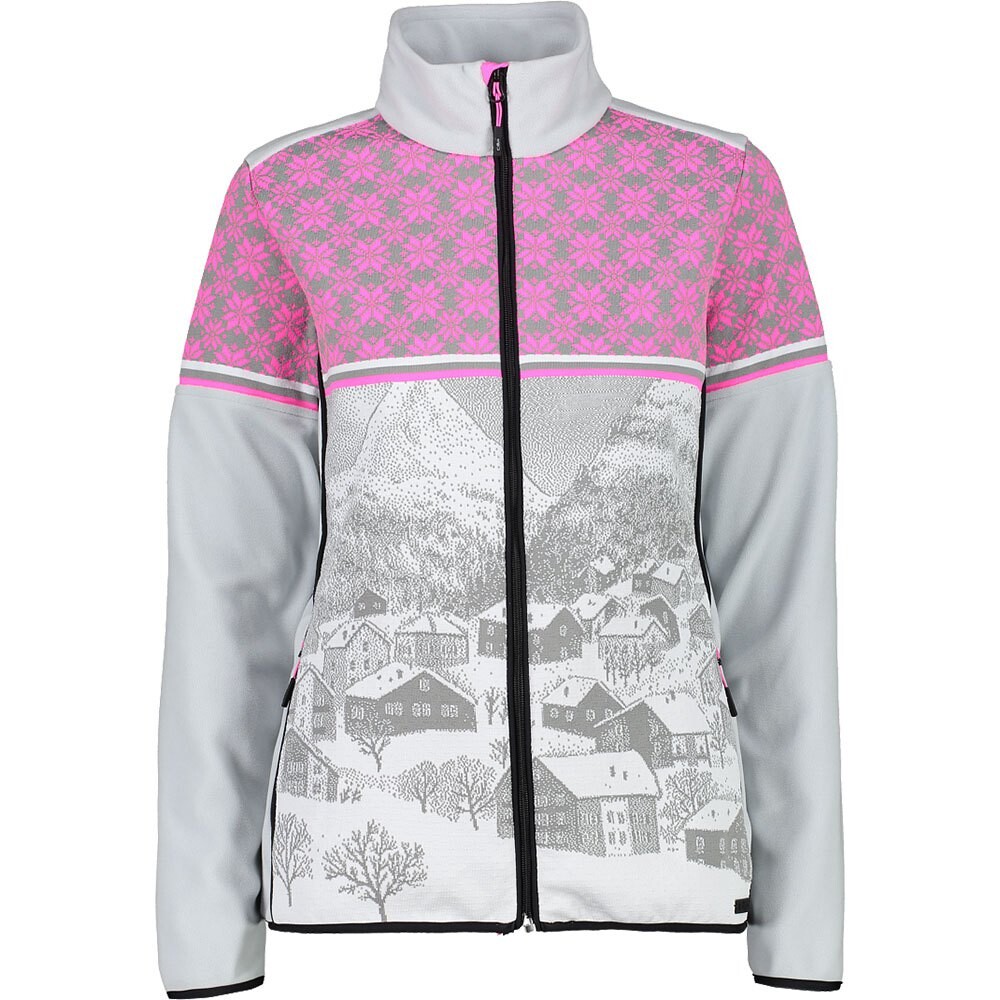 

Флис CMP 31J1146 full zip, розовый, Серый, Флис CMP 31J1146 full zip, розовый