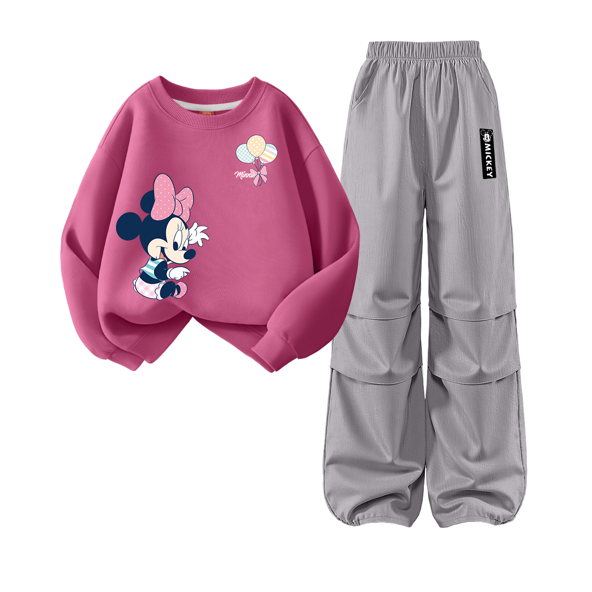 

Детская повседневная спортивная одежда Disney, красный/серый