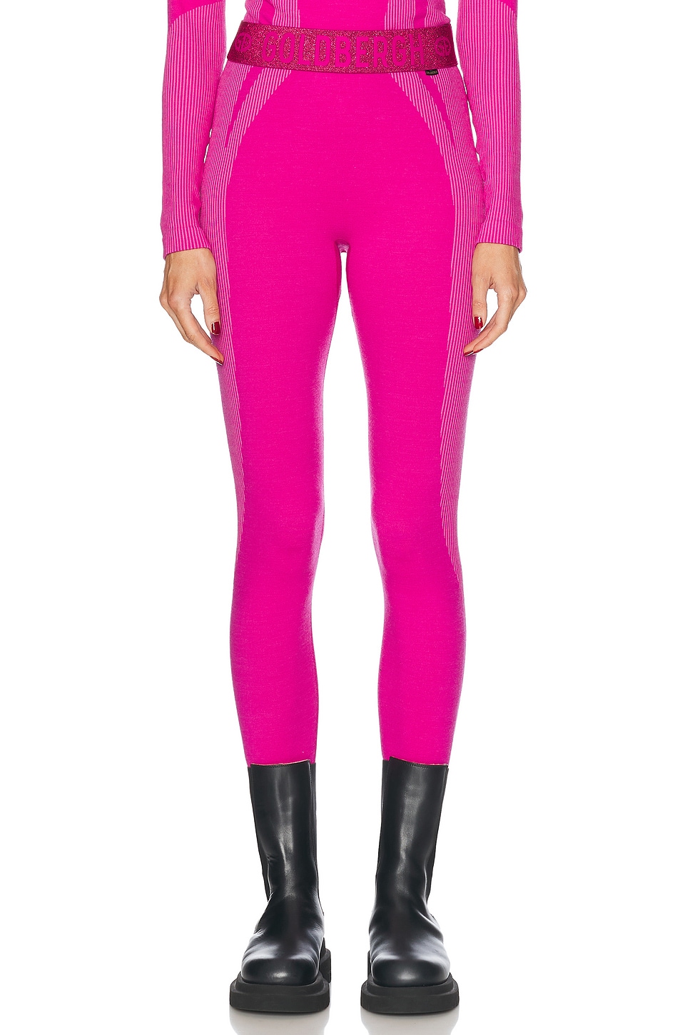 

Брюки базового слоя с контуром Goldbergh, цвет Passion Pink