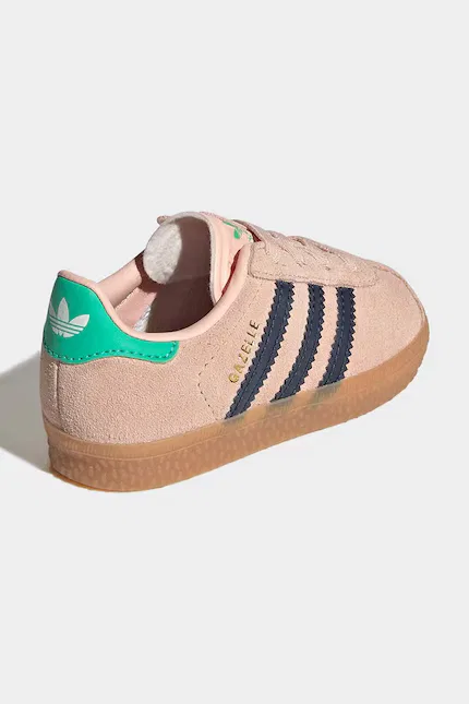 Кроссовки детские GAZELLE Adidas Originals, розовый — фото 3