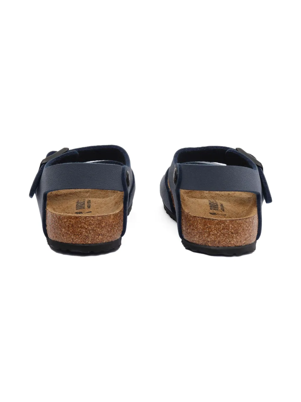 Сандалии с открытым носком и пряжками BIRKENSTOCK, синий — фото 3