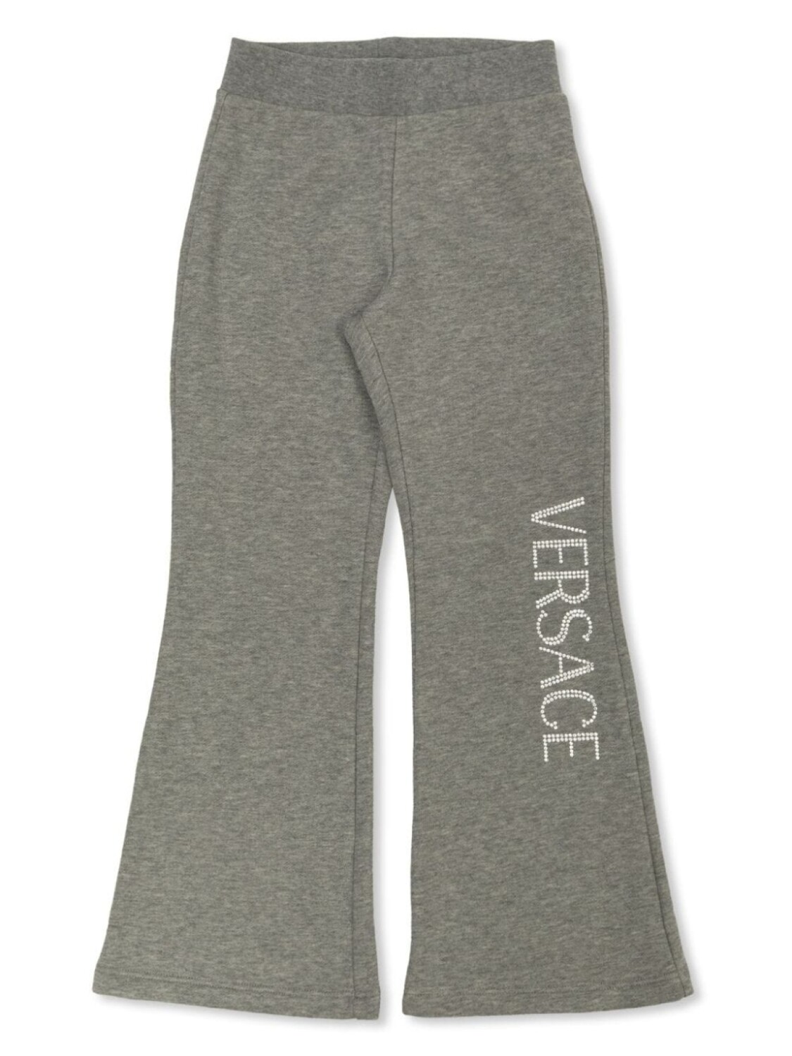 

Versace Kids хлопковые спортивные брюки с логотипом, серый