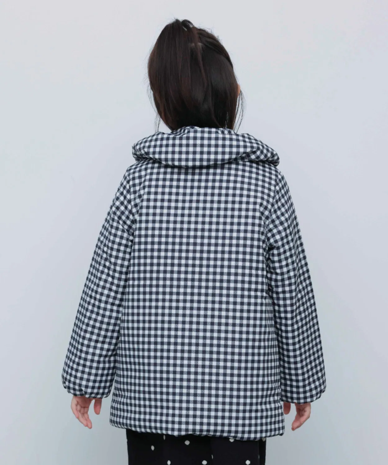 Куртка утепленная b.+A by AYA KANEKO, полиэстер, тёмно-синяя — фото 4