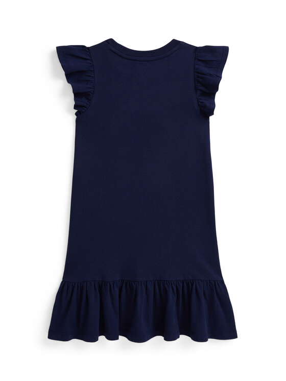 Платье на каждый день обычный крой 312971136001 Polo Ralph Lauren, синий — фото 2