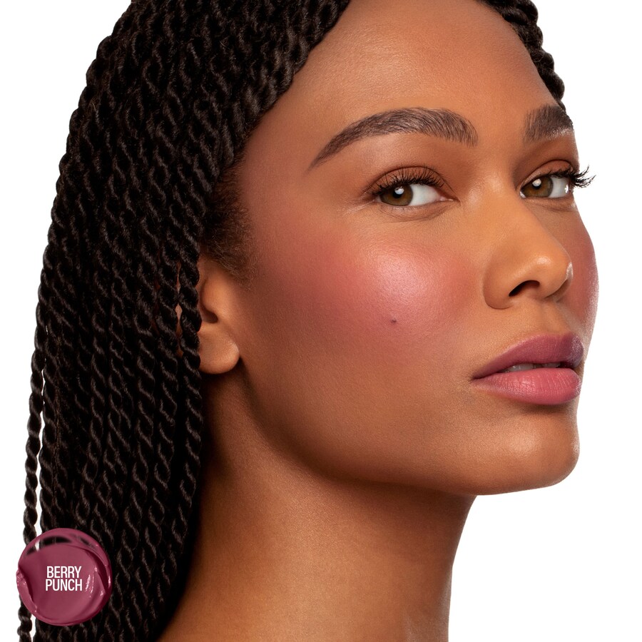 Мягкие румяна Soft Pop Plumping Cream Blush Veil MAKEUP BY MARIO, .17 oz /5 g, Berry Punch — фото 4