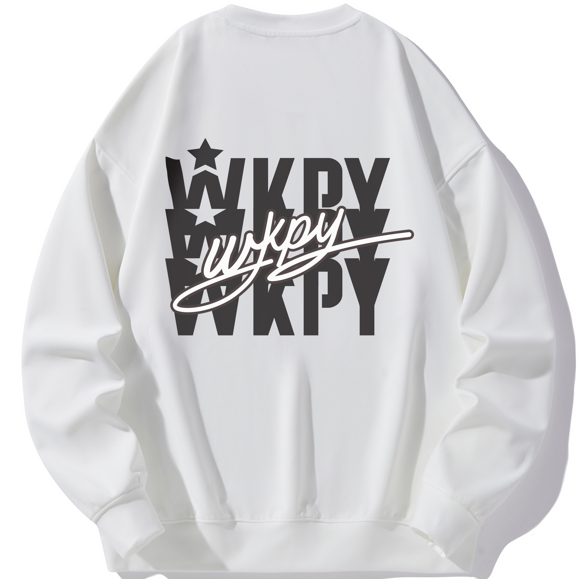 

Толстовка унисекс для пары WKPY, белый