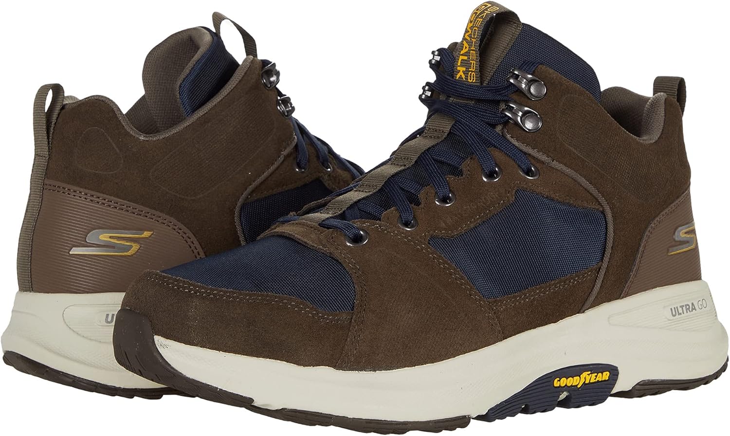 

Мужские классические ботинки Skechers, темно-синий