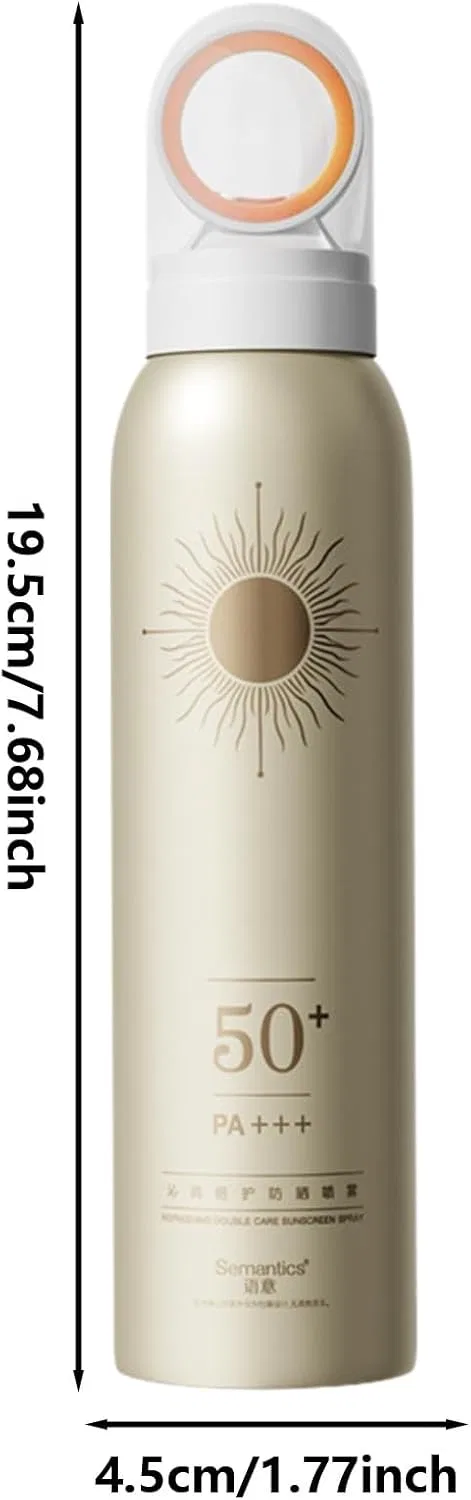 Солнцезащитный спрей SPF50 Mini Circle белый 150 мл Generic — фото 3