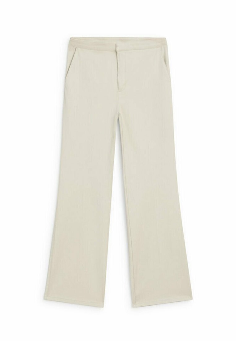 

Брюки CROPPED FLARE Massimo Dutti, цвет Stone