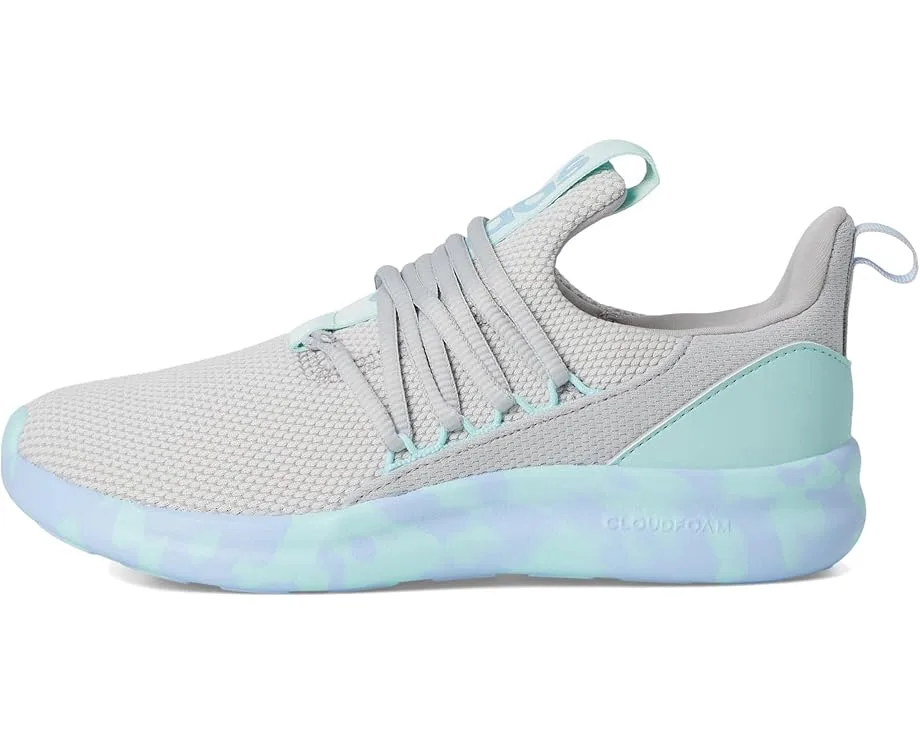 Кроссовки Adidas Kids Lite Racer Adapt 7.0 Lifestyle Shoes (Little Kid/Big Kid), Blue/Grey/Semi Flash Aqua — фото 4