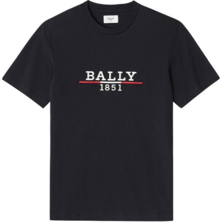 

Футболка мужская черная BALLY