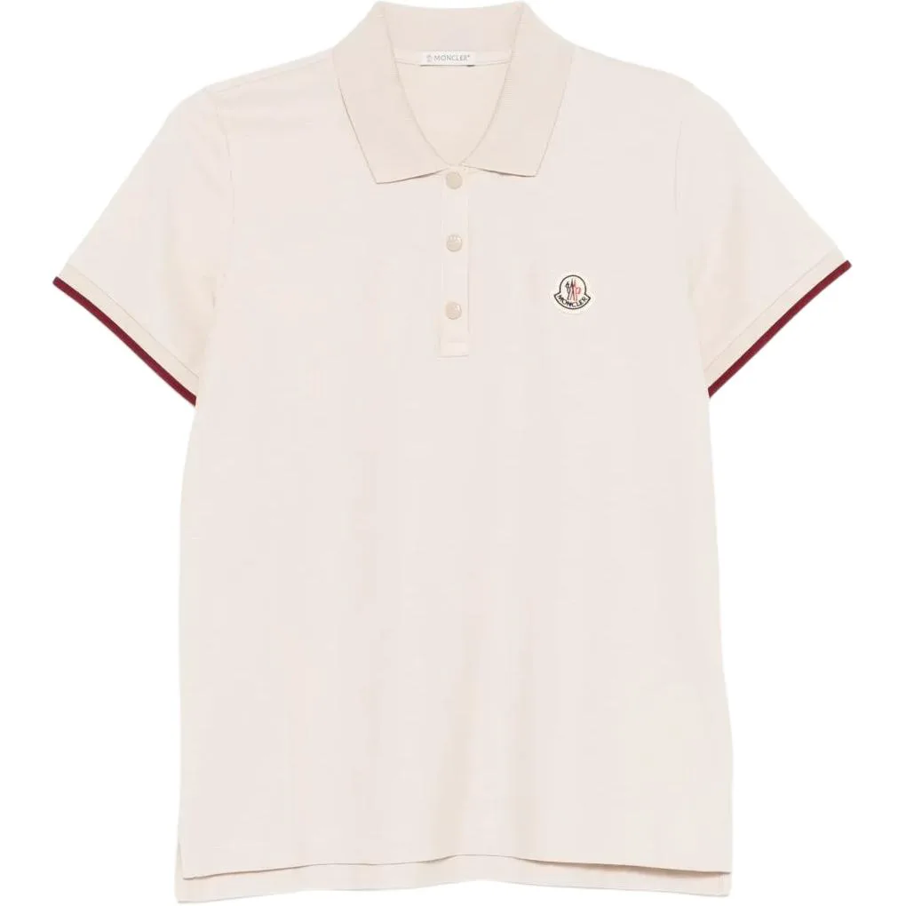 

Поло с коротким рукавом Moncler, dove серый