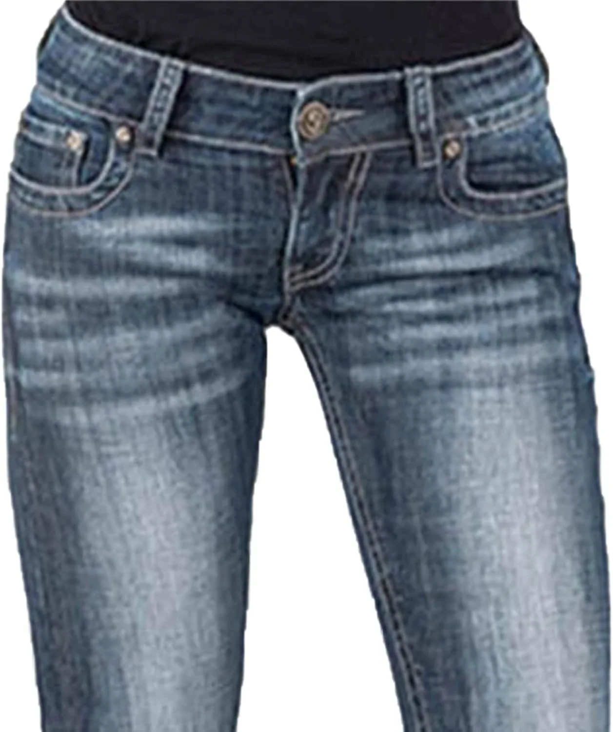 Женские джинсы mid rise slim fit bootcut — фото 2