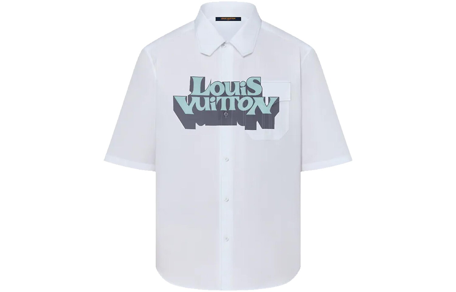 

Новые квартальные продукты LV Shirt Men White Louis Vuitton, белый