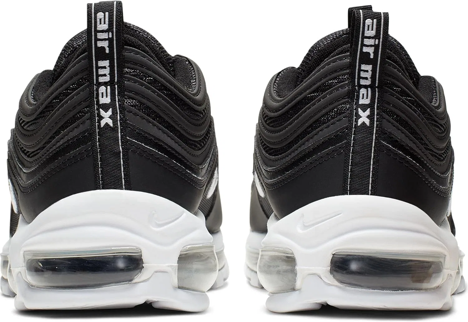Мужские кроссовки NIKE Air Max 97, 2-Black Black White 001 — фото 2