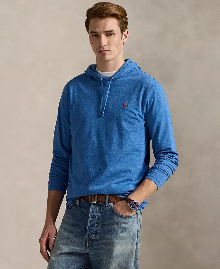 

Мужская футболка из джерси с капюшоном Polo Ralph Lauren, синий
