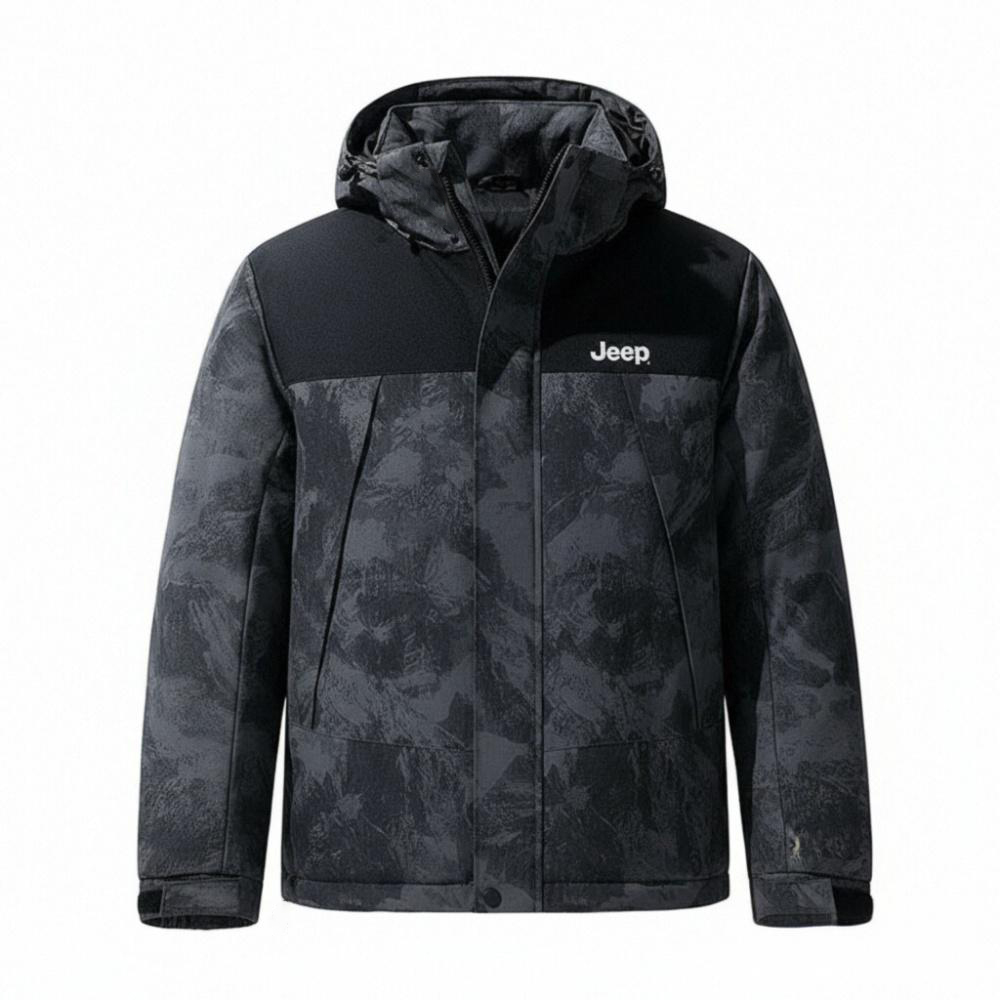 

Пуховик Unisex Thickened Jeep, carbon серый