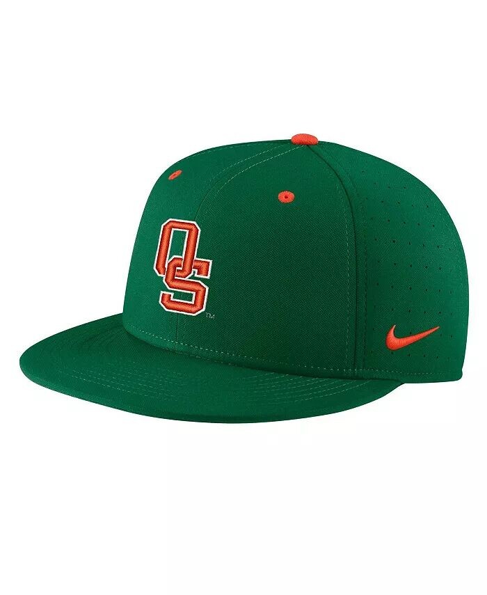 

Мужская зеленая приталенная бейсболка Oklahoma State Cowboys Aero True Baseball Performance Nike