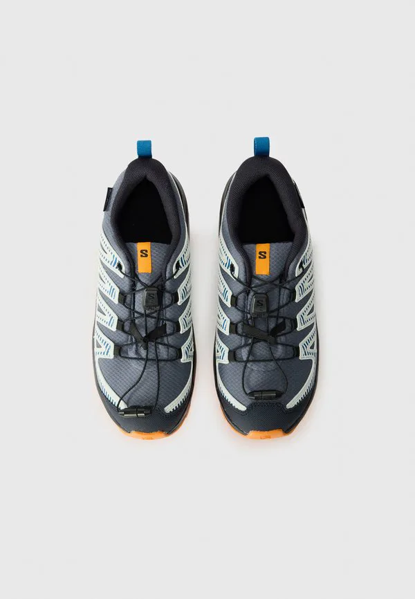 Унисекс походные ботинки xa pro v8 Salomon, Grisaille/Dark Blue/Turmeric — фото 4