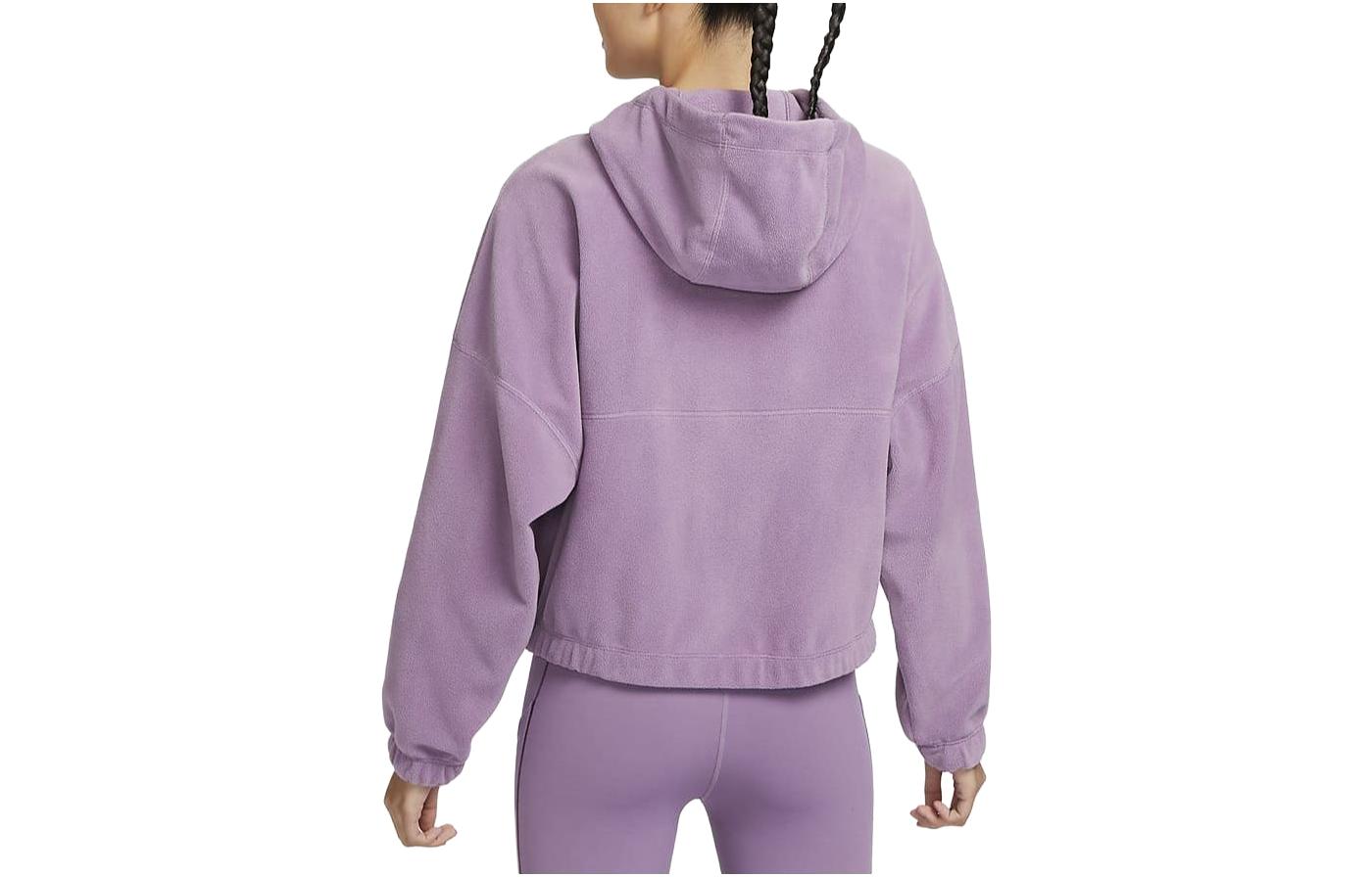 Термобельевая бархатная куртка Therma FIT One для женщин Пыльно-фиолетовый Nike — фото 3