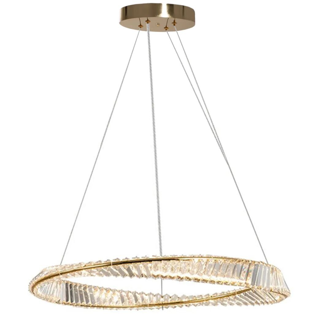 

Подвесной светильник Toollight App1064-1Cp Crystal Gold Led 1 Источник света Toolight, золото