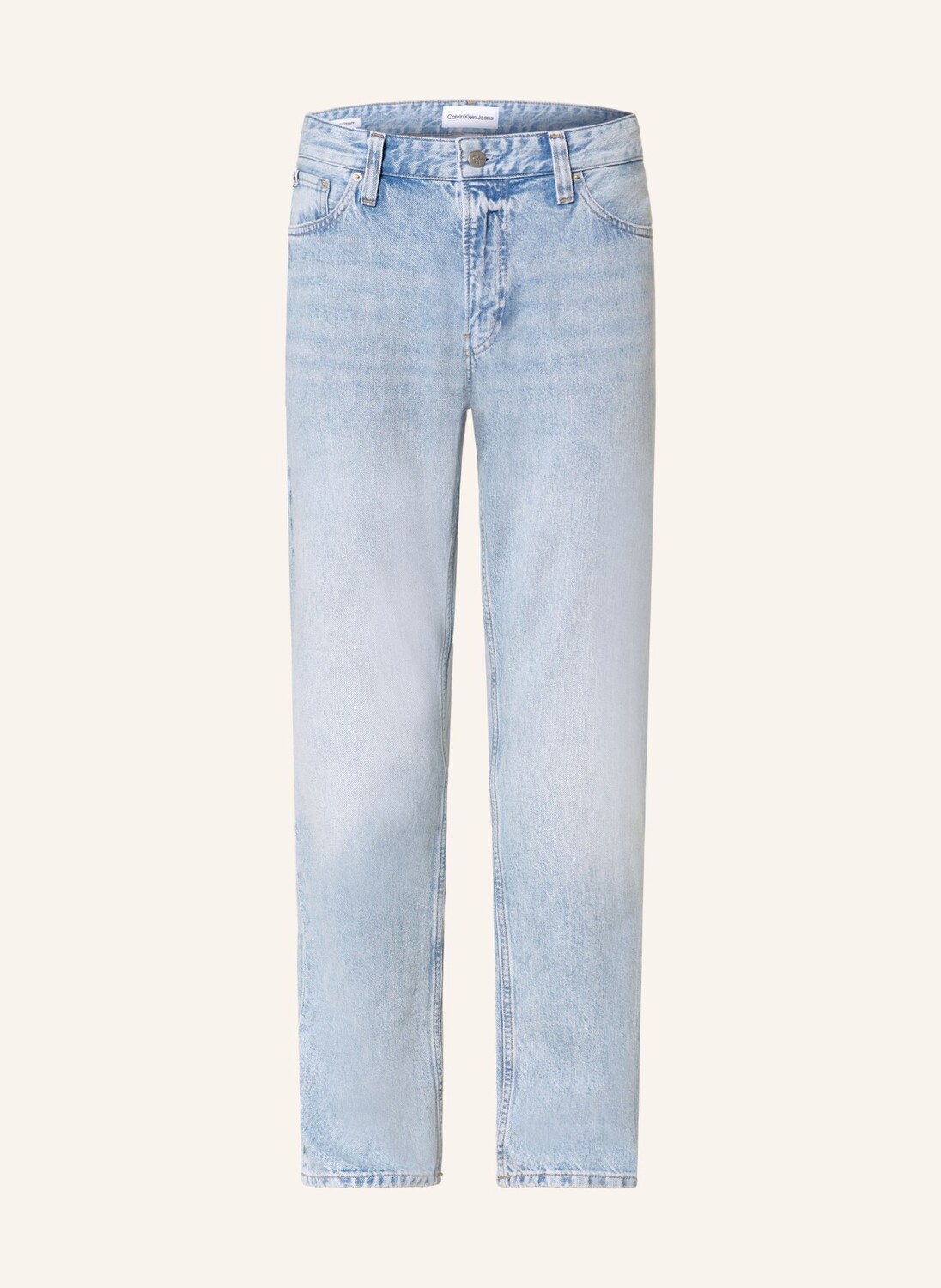 

Джинсы аутентичные прямые прямого кроя Calvin Klein Jeans, синий