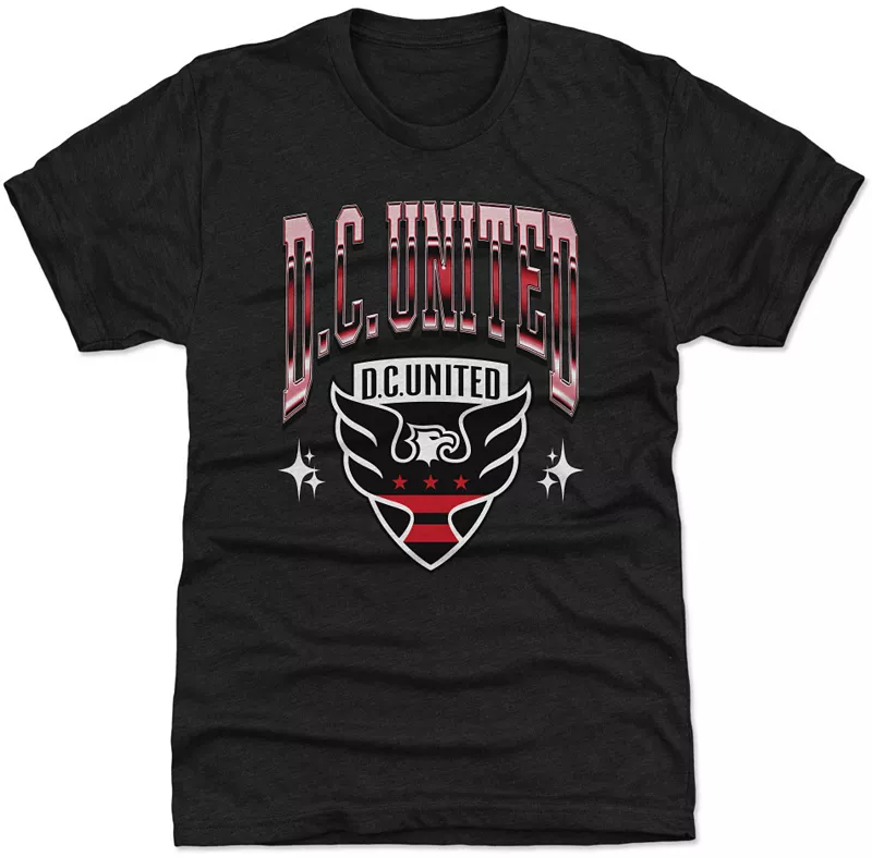 

Черная футболка DC United Bootleg для взрослых 500 Level