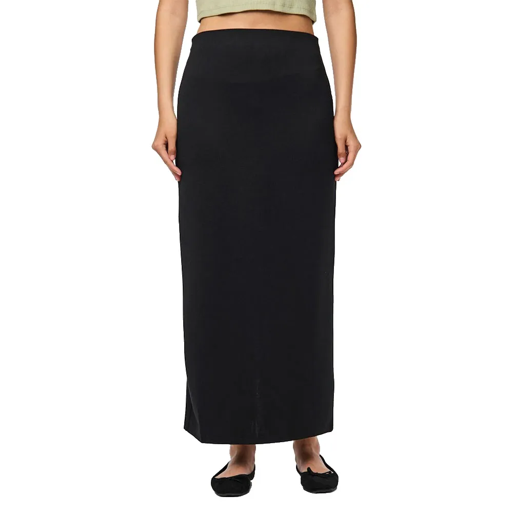 

Юбка Pieces Naya long skirt, черный