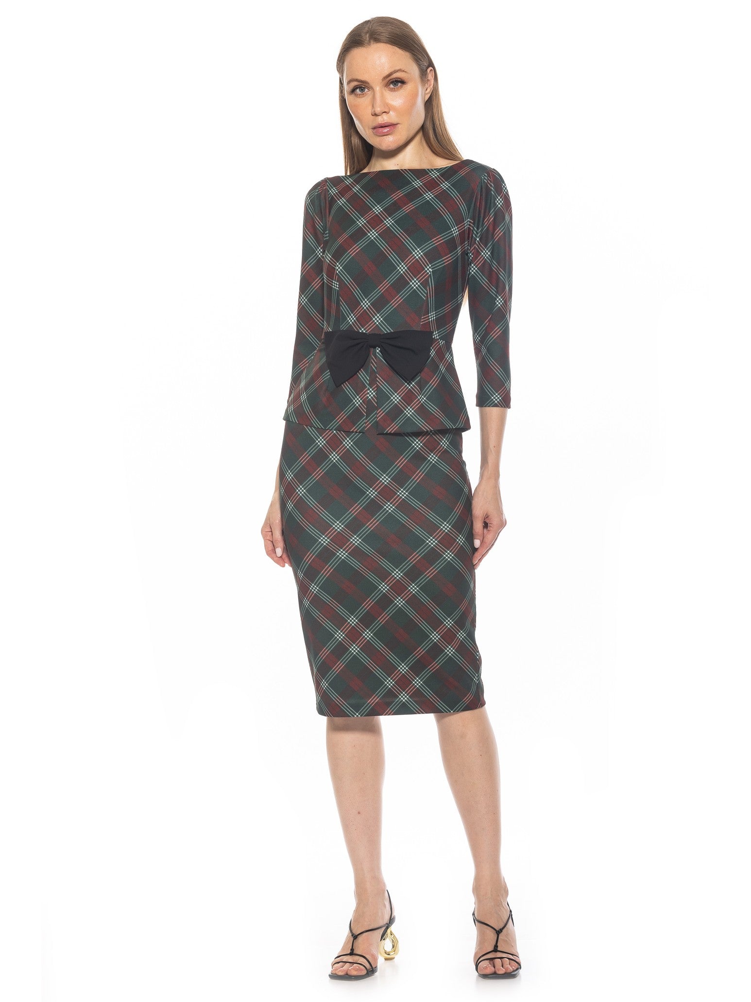 

Платье Джойс ALEXIA ADMOR, цвет green plaid
