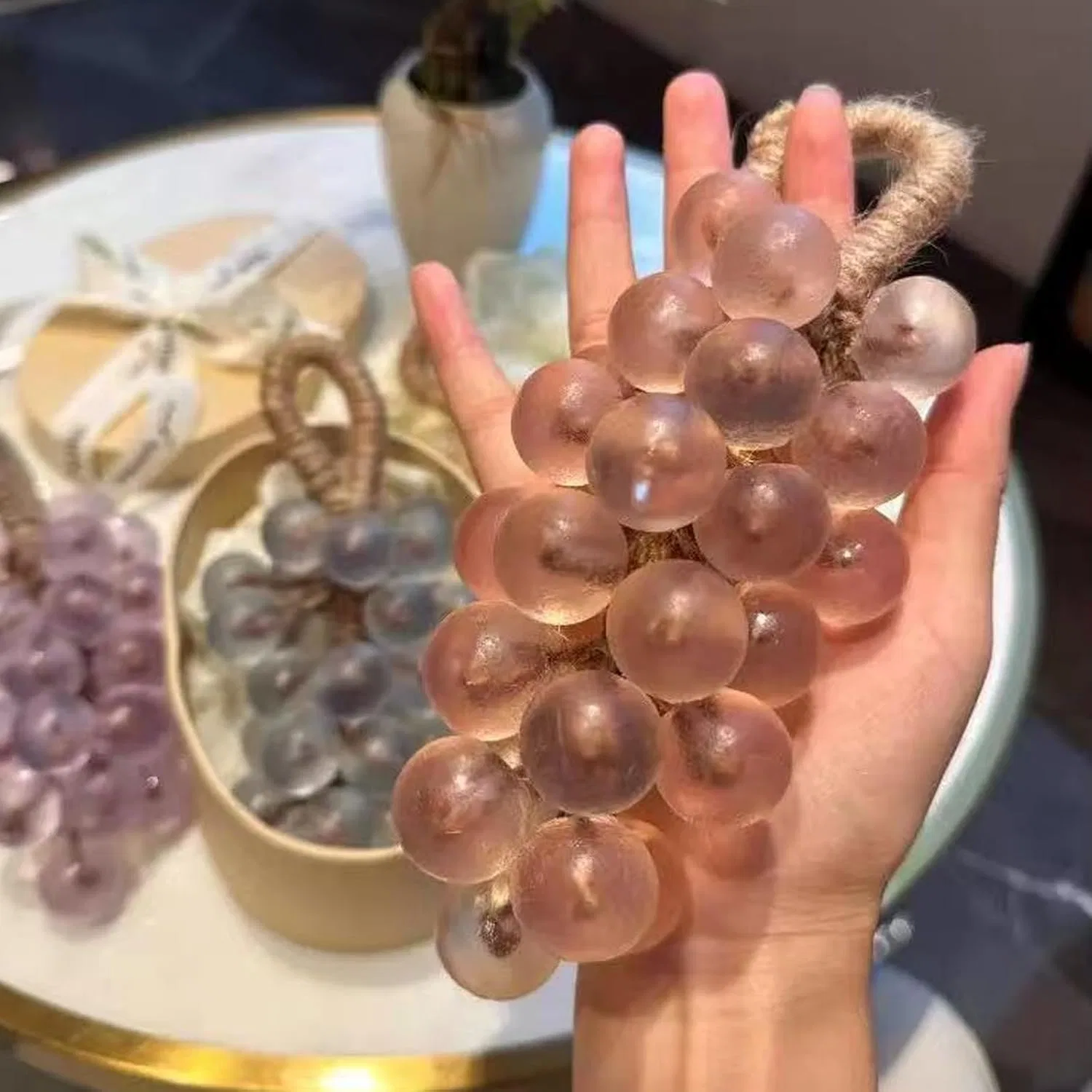 Мыло виноградное на веревке, handmade, 25 шт, 170 г — фото 3