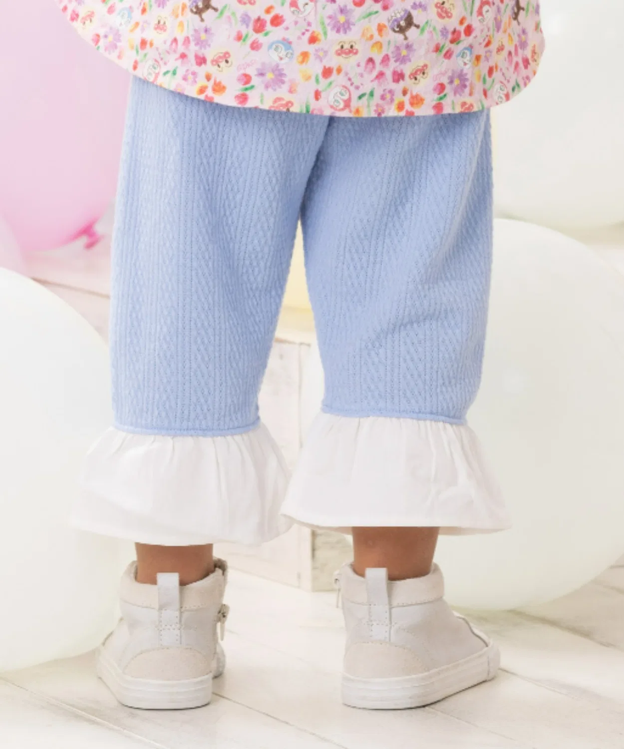 Леггинсы с воланами Anpanman Kids Collection бежевые — фото 3