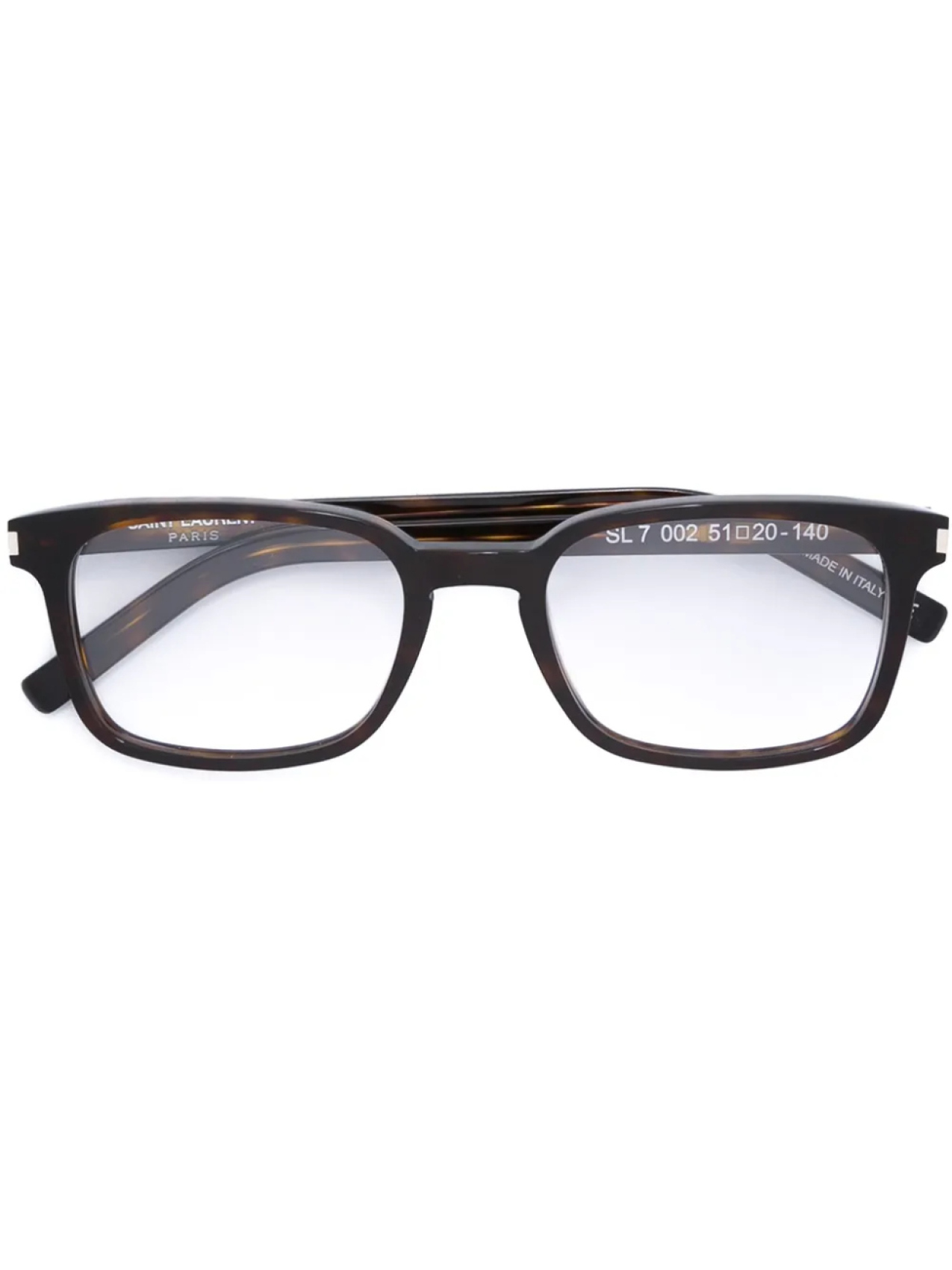 

Очки в квадратной оправе Saint Laurent Eyewear, коричневый