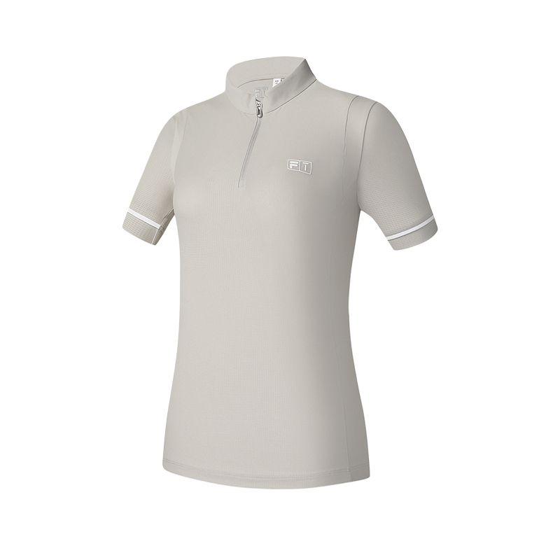 

Golf Series Polo Shirt Women's Gray Wheat BG FILA, серый