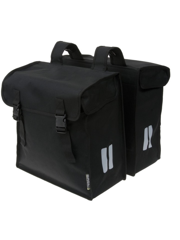 

BASIL Двойная боковая сумка "Мара" черного цвета