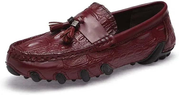 Лоферы мужские TAYGUM, красный — фото 2