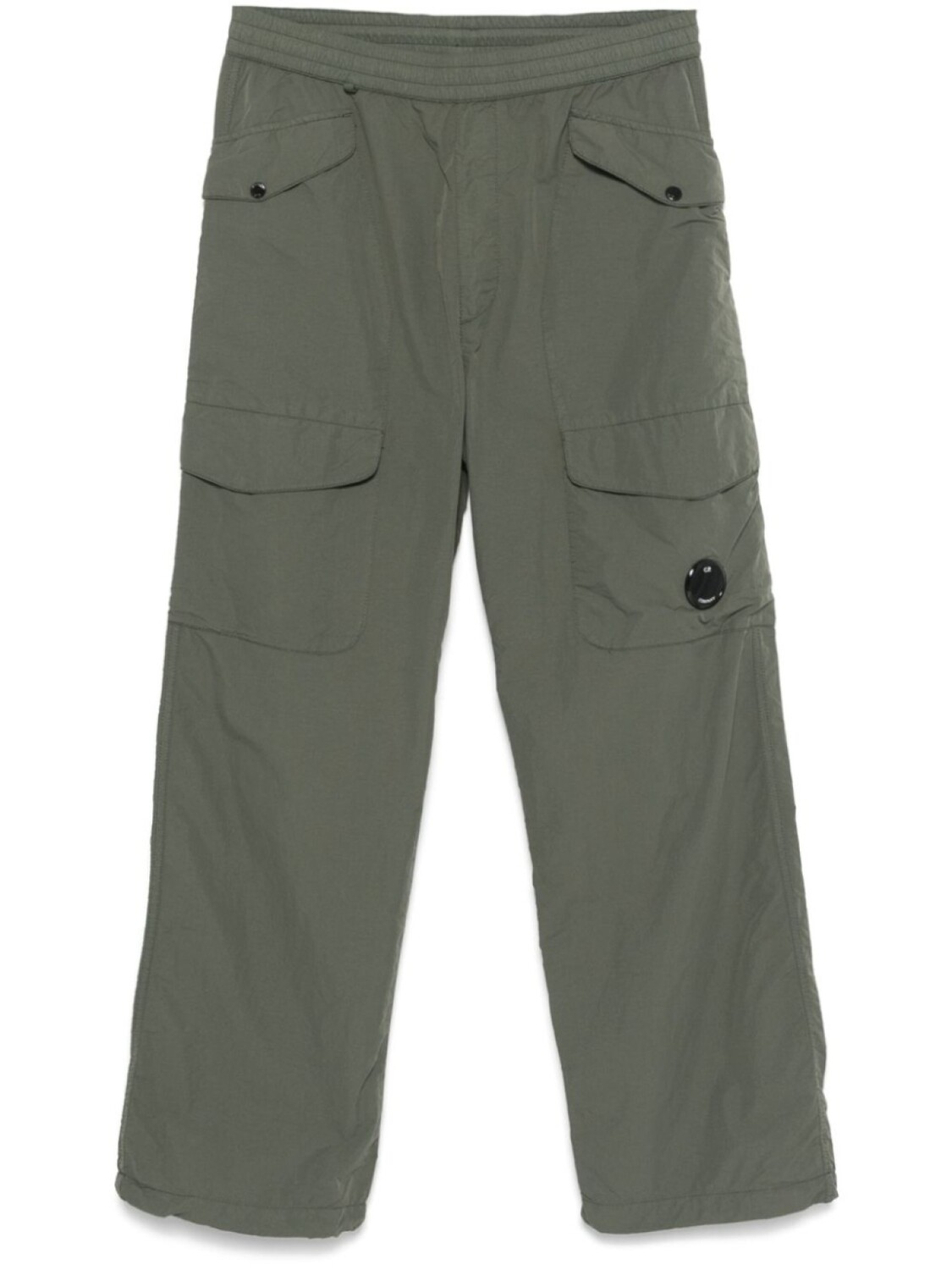 

C.P. Company брюки карго с декором Lens, зеленый