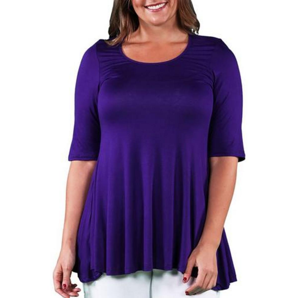 

Блузка женская 24seven Comfort Apparel, фиолетовый